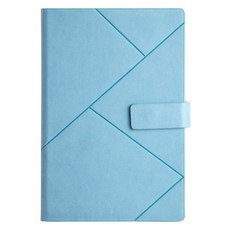 Madakkumi 商務辦公用高級筆記本 A5日誌 A款, 06 天藍色, 1個