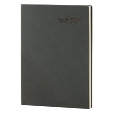 Madakkumi 商務辦公用高級筆記本 A5 日記本 B款, 1個, 10 羊皮 深灰色