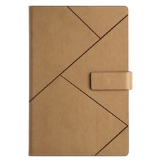 Madakkumi 商務辦公用高級筆記本 A5日誌 A款, 04 棕色, 1個