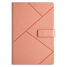 Madakkumi 商務辦公用高級筆記本 A5日誌 A款, 01 粉紅色, 1個