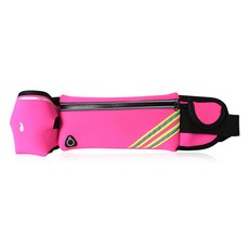 Ttabongoppa 戶外運動夜間跑步慢跑多功能腰部水瓶包臀包腰包 JNH1563, 1個, 粉紅色