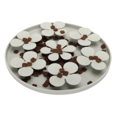 roico 寵物花盆慢食防噎食碗, 1個, 橄欖綠