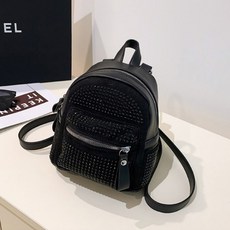 연이랜드 스터드 포인트 싱글 숄더 크로스바디 백팩