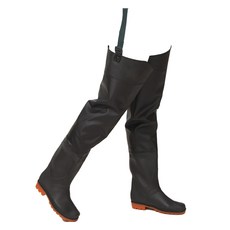 海捕大腿橡膠靴, 260, 黑色