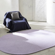 Alice 四季可水洗不規則橢圓形地毯