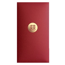 Maket Gamseong 招福紅包 酒紅色 喜, 10個