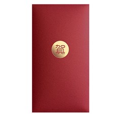 Maket Gamseong 招福紅包袋 酒紅色 賀禮, 10個