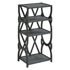 국내 제조 멀티선반, 블랙, 4단