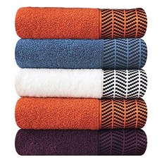 호텔컬렉션 어로우 타월 150g 30수 면사, 랜덤발송, 5개