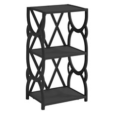 국내 제조 멀티선반, 블랙, 3단