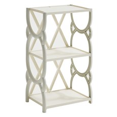 韓國製多功能層架, 白色, 3層