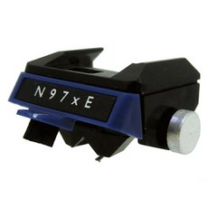 JICO SHURE N-97xE 復刻版藍寶石唱針 / 兼容M-97xE唱頭, 黑色 + 藍色, N-97xE SAS/S