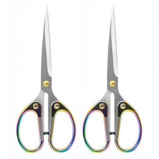 MaDaKkuMi 多用途不鏽鋼剪刀, 混合顏色(剪刀), 2套