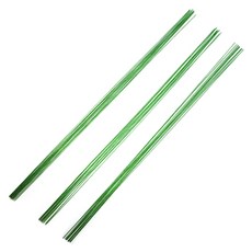 마다꾸미 花藝鐵絲 工藝鐵絲 紙包鐵絲 線材 22號, 60個, 01 綠色