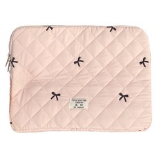 위니즈 리본 패션 노트북 파우치 케이스 WZFLP0, 베이비핑크(WZFLP023-BP13), 1개