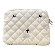 위니즈 리본 패션 노트북 파우치 케이스 WZFLP0, 화이트(WZFLP015-W15), 1개