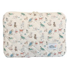 위니즈 강아지 패션 노트북 파우치 케이스 WZFLP026-DOG13, 혼합색상, 1개