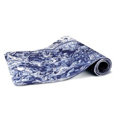 UPNS 大理石紋 TPE 瑜珈墊 6mm, 1個, 黑暗海洋