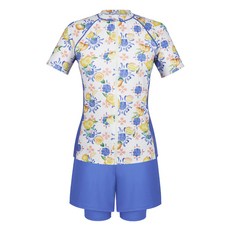 renoma 女款泳衣 復古水果水上運動上下套裝 RN-LS2E282