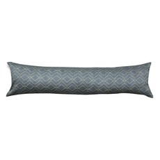 대일컴퍼니 기하학 일자 바디필로우 솜포함, 그레이