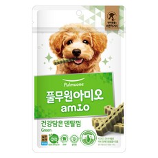 풀무원아미오 강아지 건강담은 덴탈껌, 그린, 100g, 1개