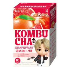 Damtuh 丹特 BT康普茶 葡萄柚口味 隨機出貨, 1盒, 5g, 10條