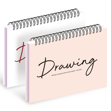 위드나 심플 드로잉북 130g 랜덤 발송 23-5895, 260 x 189 mm, 2개