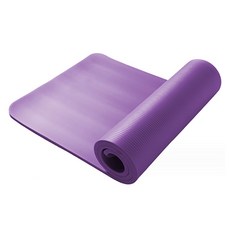소니오 10mm 두꺼운 스포츠 요가 매트, 01 퍼플, 1개