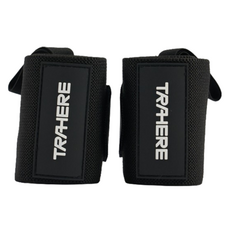trahere 彈性纖維護腕 雙手穿戴組, 1套, 黑色