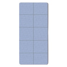 소니오 접이식 TPE 요가 매트, 02 블루, 1개