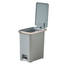 EKO 심플 라이트 페달 휴지통 20L, 그레이