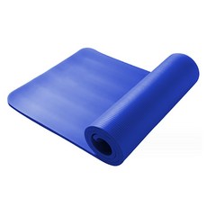 소니오 10mm 두꺼운 스포츠 요가 매트, 02 블루, 1개