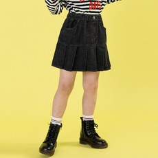 ILoveJ 女童 Dazzly 丹寧百褶裙