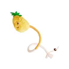 Hello Kitten 貓咪繩索娃娃玩具 鳳梨, 1個, 混色