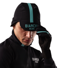 BIANCHI COW BOY 米蘭冬季棒球帽, 黑色, 1個