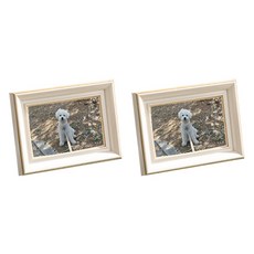 데이소이 세련되고 감각있는 인테리어 사진 액자, 2개, 펄 화이트