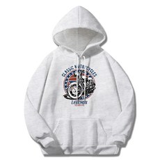 일루소 남성용 소프트 특양면 네버다이 후드티