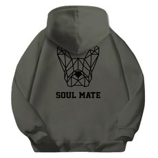 ILLUSO 男女通用 柔軟特級雙面布 Soulmate 連帽T恤