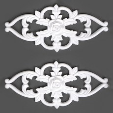 MONESPACE 橡膠聚氨酯雕刻裝飾 1897, 2個