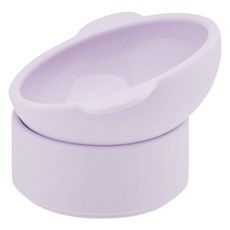 MY FLUFFY 寵物用矽膠可調高度疊疊樂系列餐碗 1層, 1個, 薰衣草紫