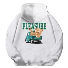 ILLUSO 男款柔軟特殊雙面布料Pleasure連帽T恤