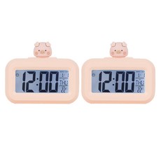 Lina藍色可愛多功能鬧鐘台鐘 (2), 小豬