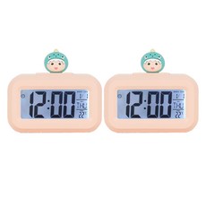 Lina Blue 可愛多功能鬧鐘桌鐘 2入, 恐龍