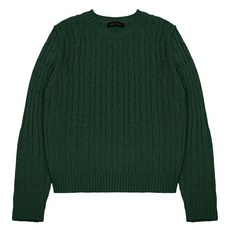 BURU N JUDY 女款麻花圓領針織衫 OQIPO504A