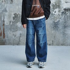 韓國 BLUETAIL 男童工裝風中腰牛仔褲 AYG3PT04BU