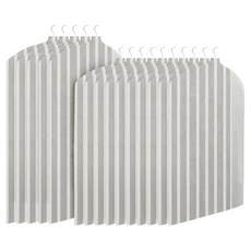 Nature Living 條紋高級衣物防塵套 夾克用10入 + 大衣用5入套組, 1套
