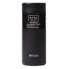 TIGER 虎牌 夢重力直飲型保溫杯, 1個, 曜岩黑(KK), 350ml