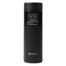 타이거 수퍼클린 플러스 컴팩트 진공 단열 보온보냉 텀블러, 스톤 블랙, 300ml, 1개
