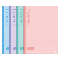 deLi 得力 B5 粉彩橫線筆記本 4入組, 1套, 粉紅色, 綠色, 藍色, 紫色