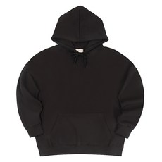 스타토리 남녀공용 탄탄 쭈리 오버핏 커플 무지 면 후드 티셔츠